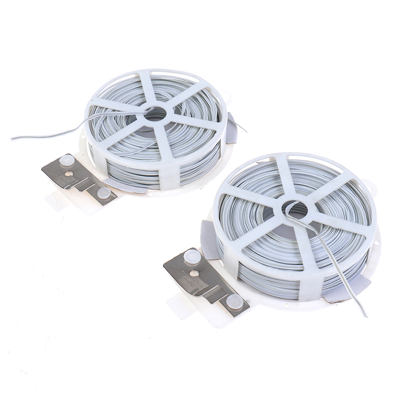 Garden Wire Twist Tie - 1 Adet (50m) Beyaz Çok Fonksiyonlu