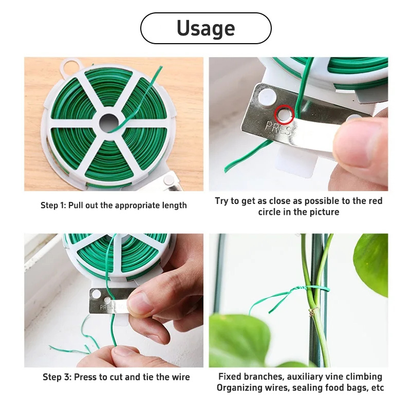 Bahçe Bitkisi Bükülebilir Bağl - Garden Wire Twist Tie incelemesi ve fiyatı