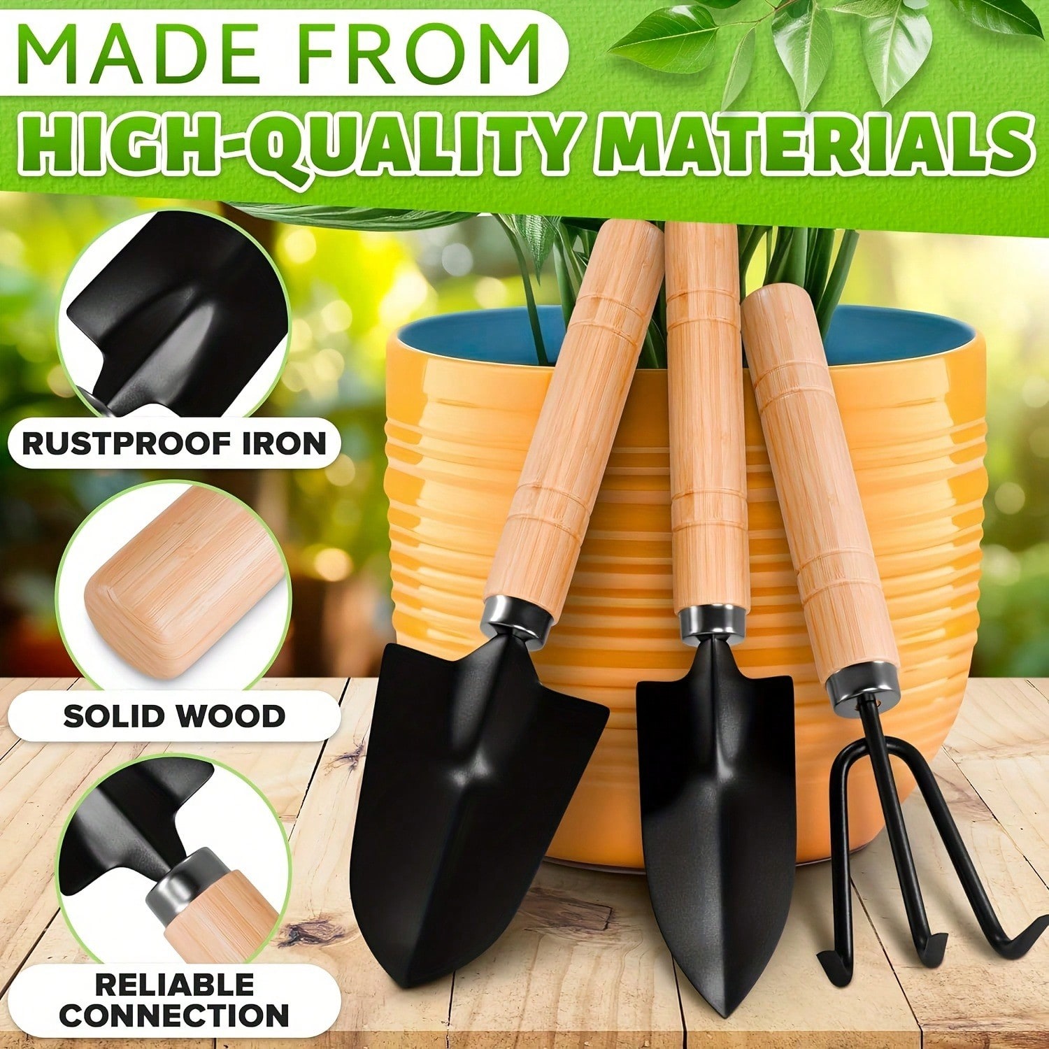 3 adet/1 takım Mini bahçe alet - Gardening Tools Usa incelemesi ve fiyatı