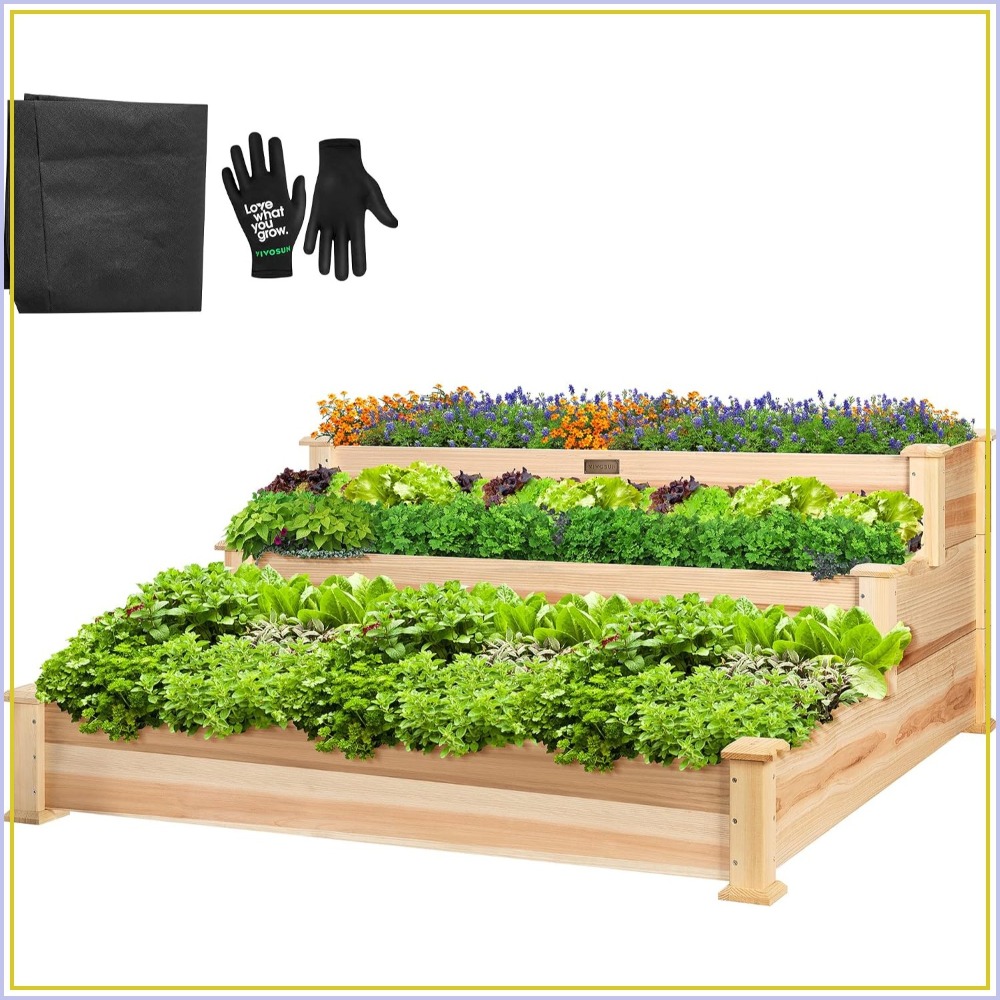 3 Katmanlı Yükseltilmiş Bahçe  - Gardening Tools Images incelemesi ve fiyatı