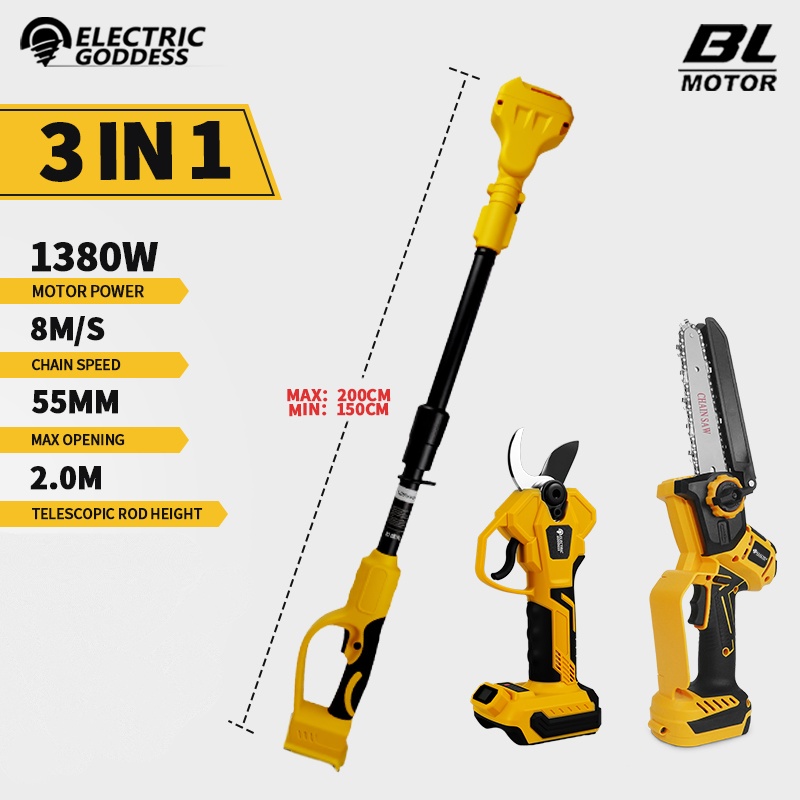 Fırçasız 6 İnç Elektrikli Test - Gardening Tools Usa incelemesi ve fiyatı