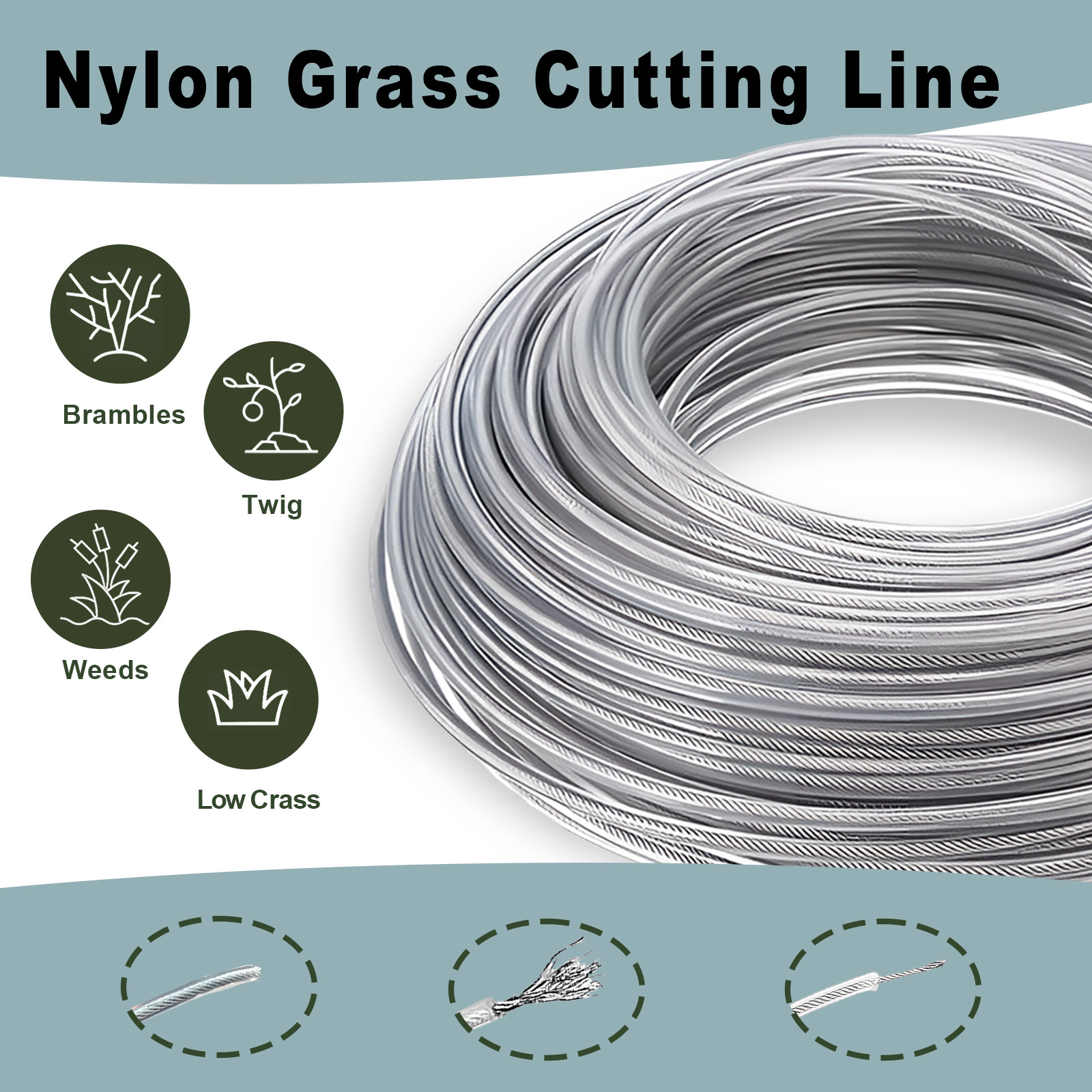RAHAT 10M/15M Çelik Tel Naylon - Gardening Tools Basic incelemesi ve fiyatı