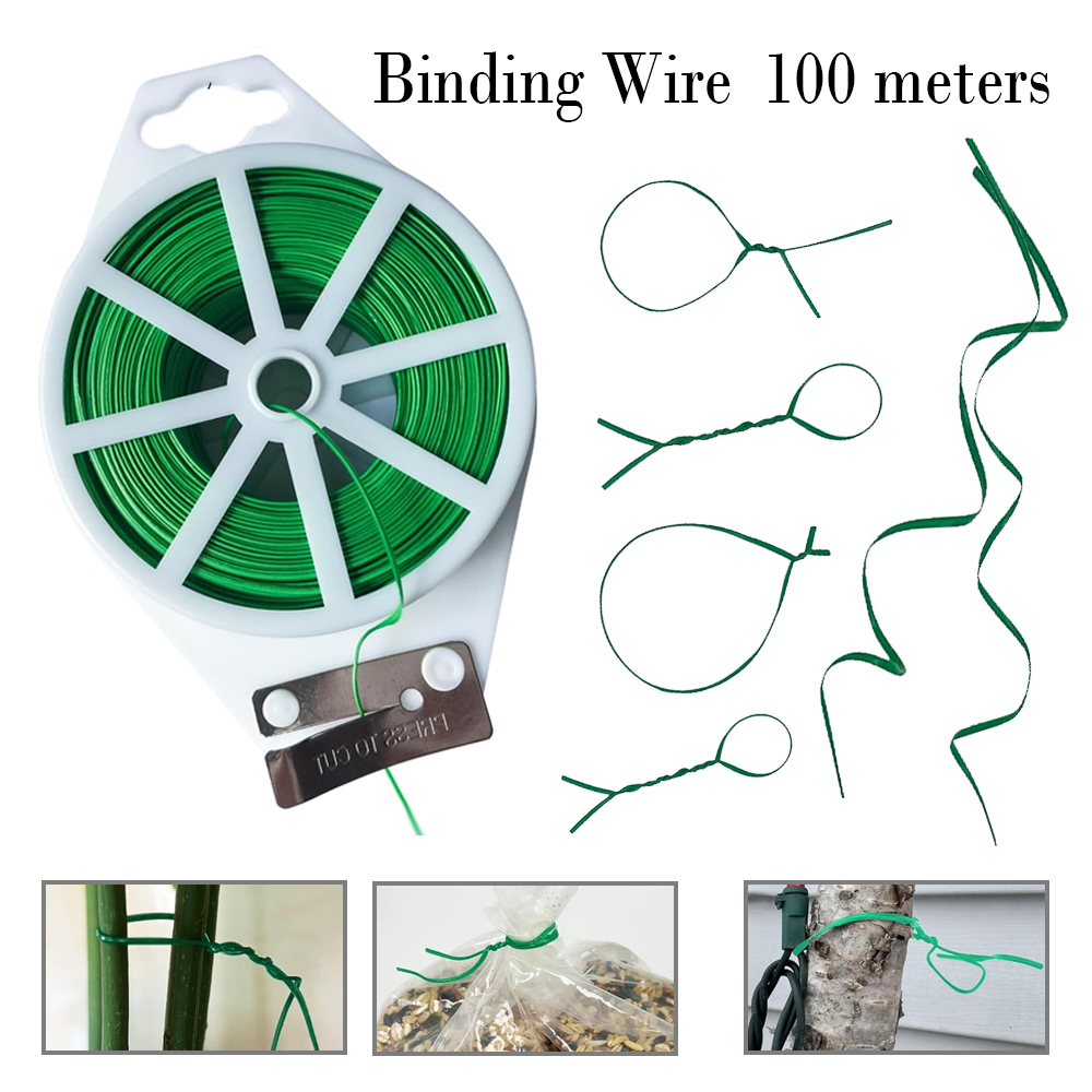 1-3 adet 100M bahçe bağlama te - Garden Wire Twist Tie incelemesi ve fiyatı