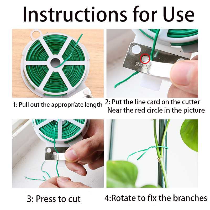 1/2 adet çok yönlü bahçe bağla - Garden Wire Twist Tie incelemesi ve fiyatı