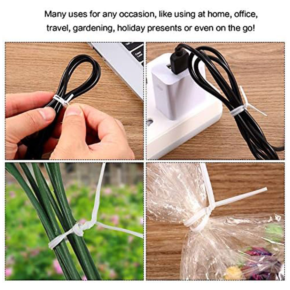 100 Adet Siyah Beyaz Bahçe Kab - Garden Wire Twist Tie incelemesi ve fiyatı